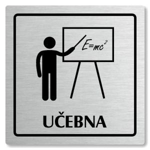 Učebna, 118x118mm, stříbrná, Arizona